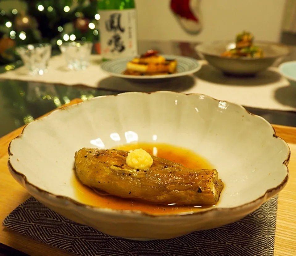 焼きなすの煮浸し♪|くにぽんさん