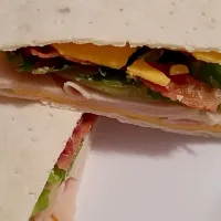 Turkey and Bacon Flatbread sandwich|Shin SooMinさん