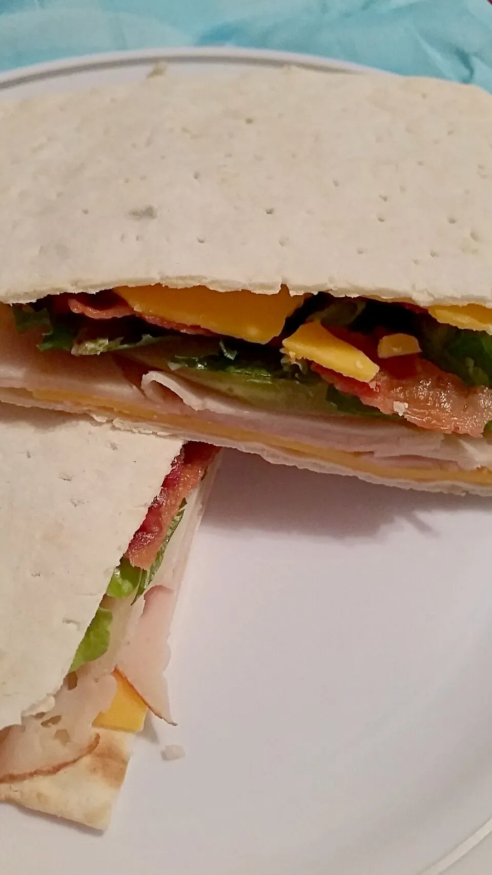 Turkey and Bacon Flatbread sandwich|Shin SooMinさん