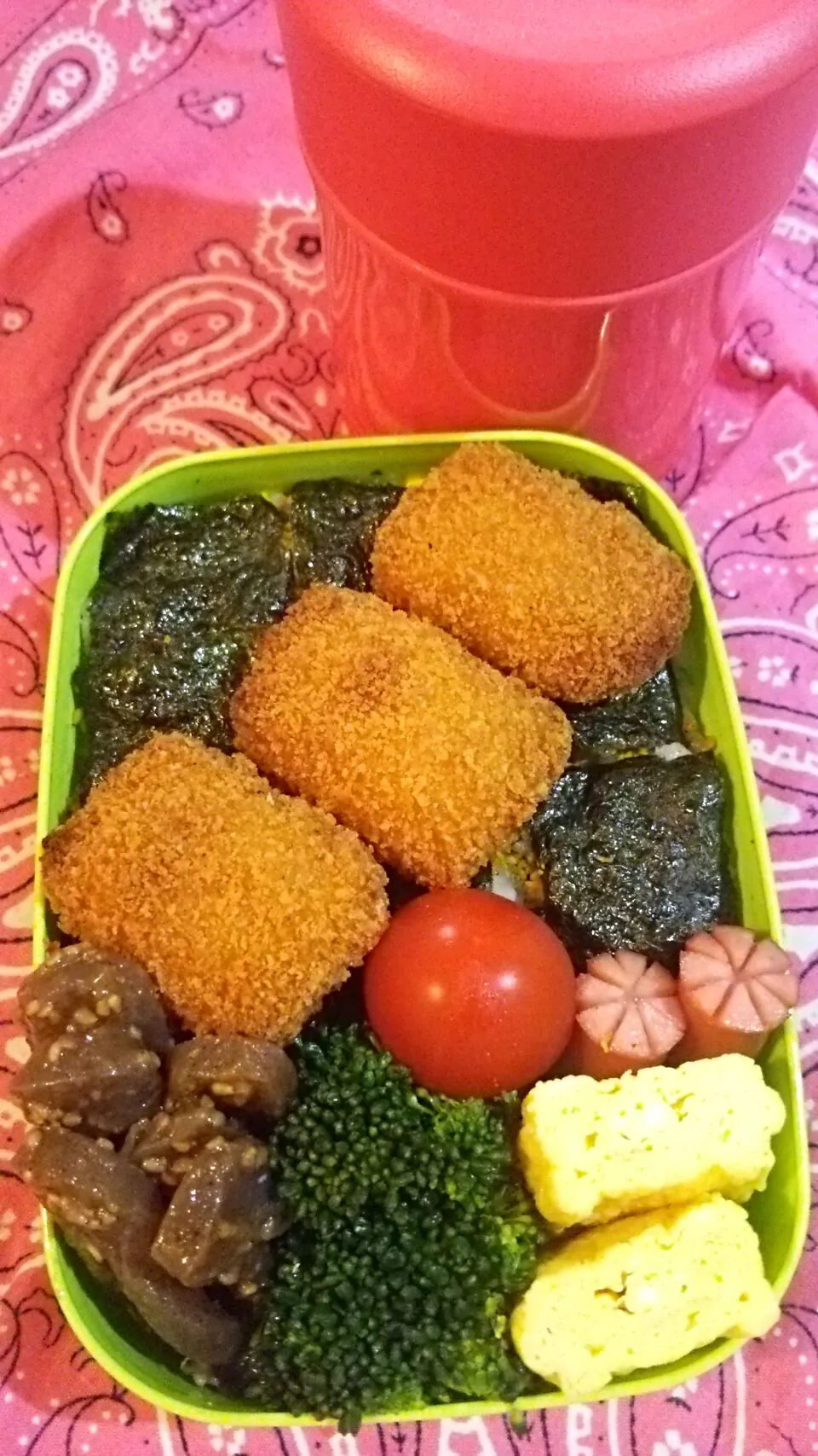 Snapdishの料理写真:旦那はん弁当♡|みっつさん