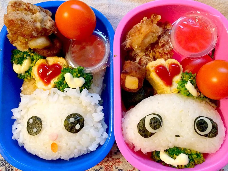 Lunch box☆Mon chan?!ももんがぁﾓﾝ&tare panda🐼たれﾊﾟﾝﾀﾞ|🌈Ami🍻さん