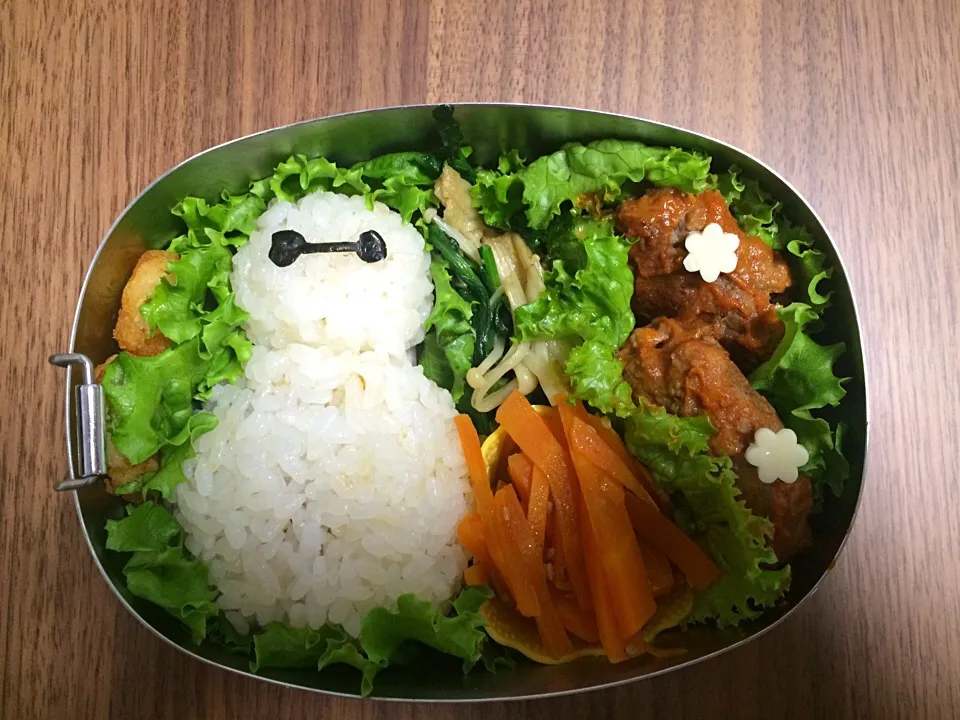 ベイマックスの雪だるま弁当|manacocoさん