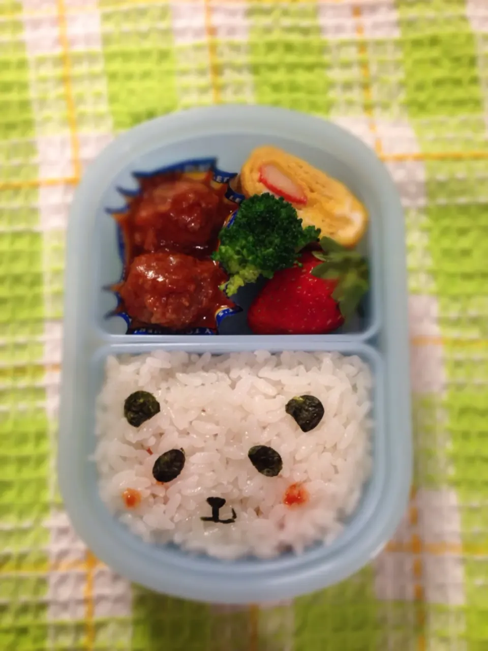 Snapdishの料理写真:パンダさん弁当|りえさん