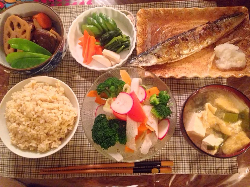 Snapdishの料理写真:焼き魚定食|マ兄さん