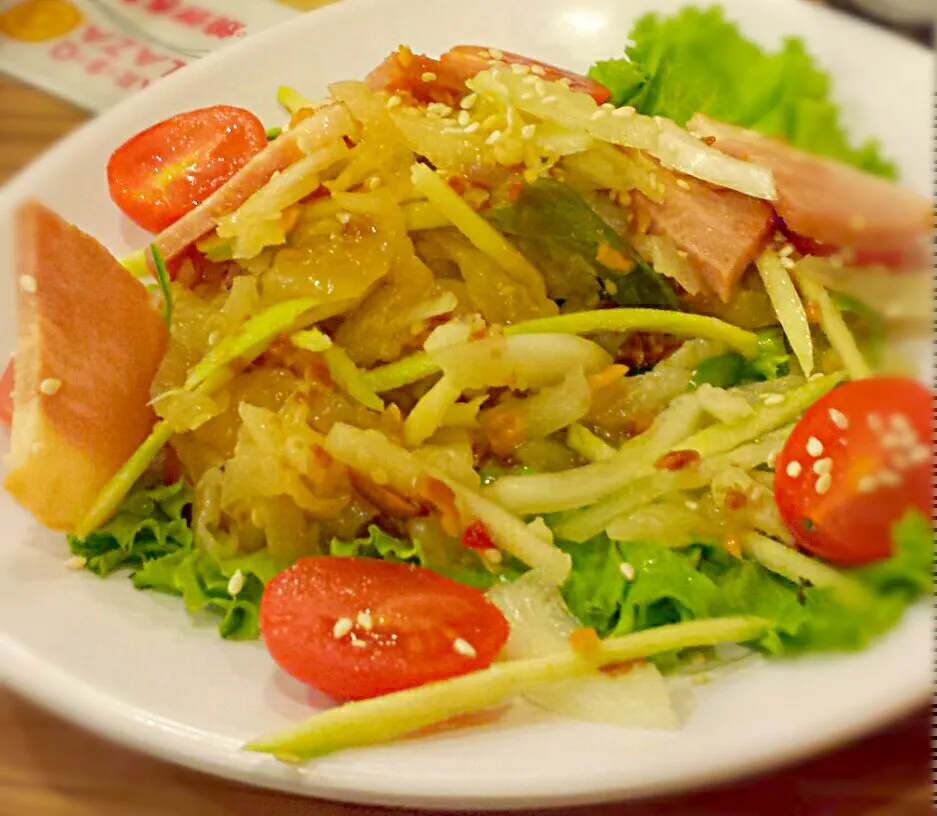 Duck mango salad!|Sarvishさん