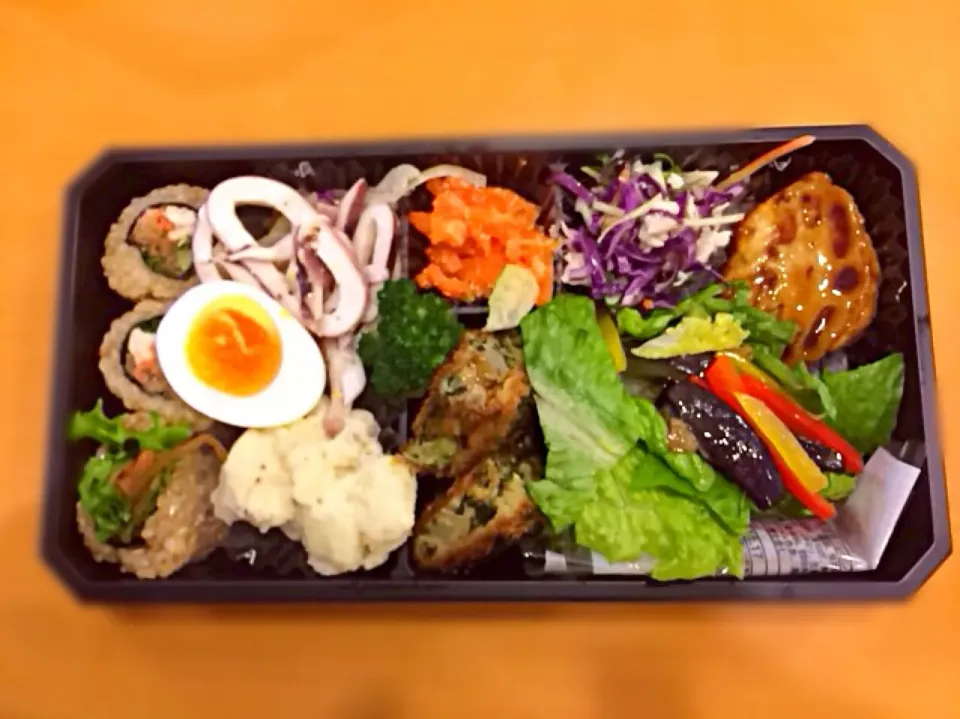 1/2日分野菜salad bento|なおこさん