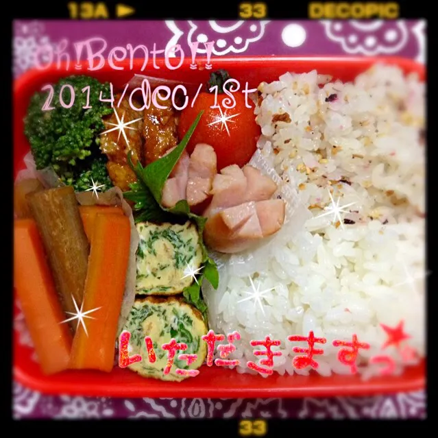 Snapdishの料理写真:お弁当2014/Dec/1|neoccoさん