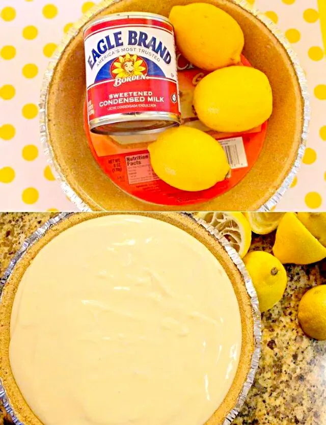 🍋 No Bake Lemon Pie🍋  #Cake/Pie #Quick and easy #Dessert|Alisha GodsglamGirl Matthewsさん