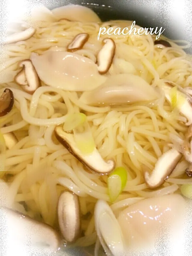 ♪寒い〜夜だから〜♪釜揚げうどん♡水餃子も一緒に😊|☆ぴ〜ちゃん☆さん