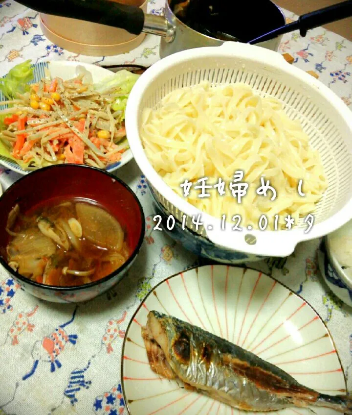 Snapdishの料理写真:よ…腰痛が＼(+_<)/ 妊婦めし⑥2014.12.01|トミーサクさん