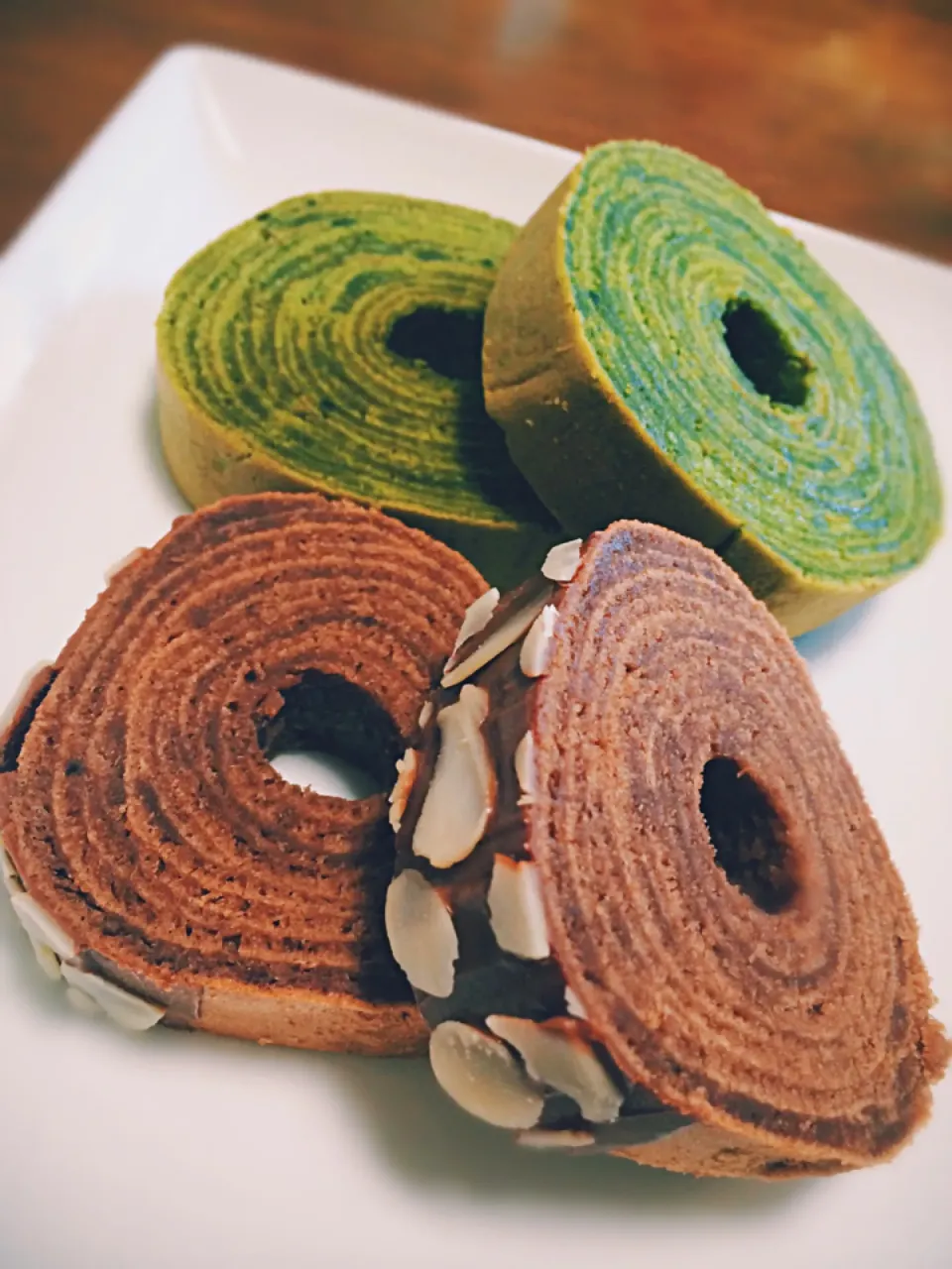 Chocolate & Greentea Baumkuchen|eさん