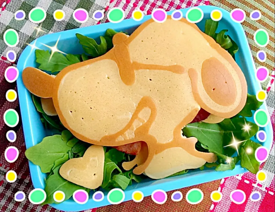 🐶Snoopy Pancake Sandwich🐶 スヌーピー パンケーキでサンドイッチ♡|The Reinhartsさん