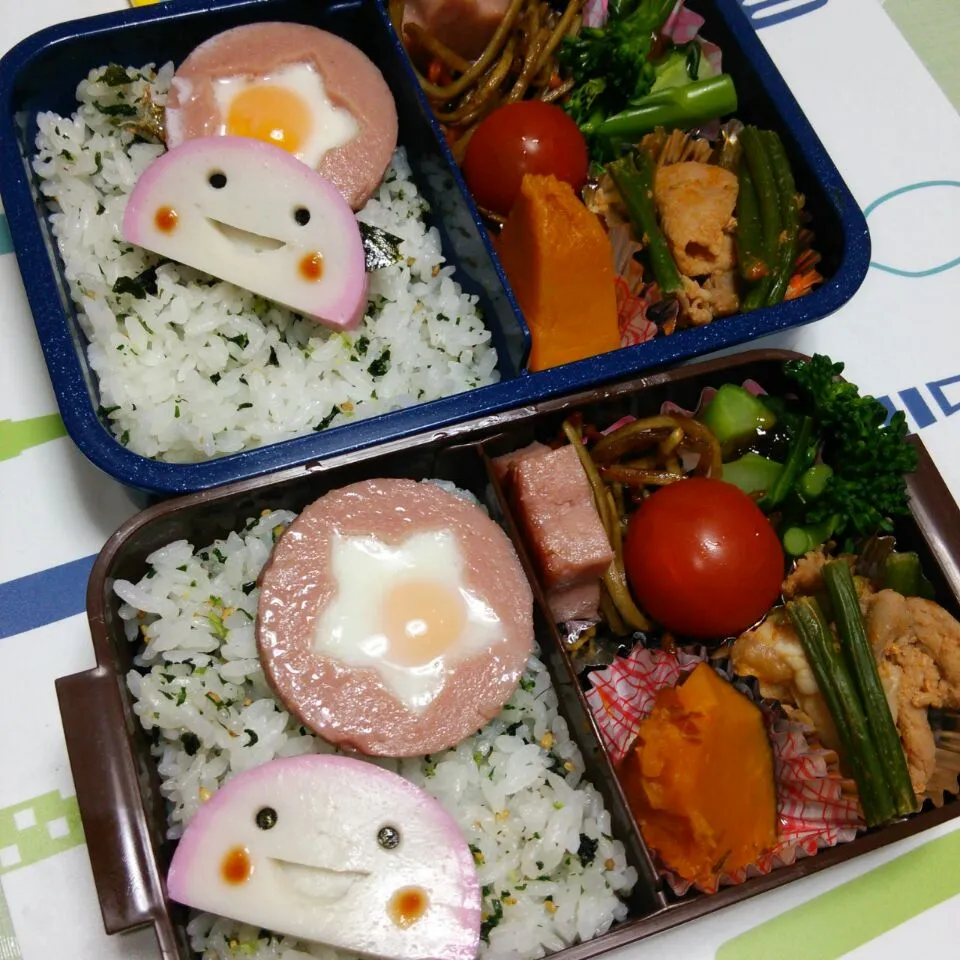 Snapdishの料理写真:12月2日　高校生女子＆オレ弁当|クッキングおやぢさん