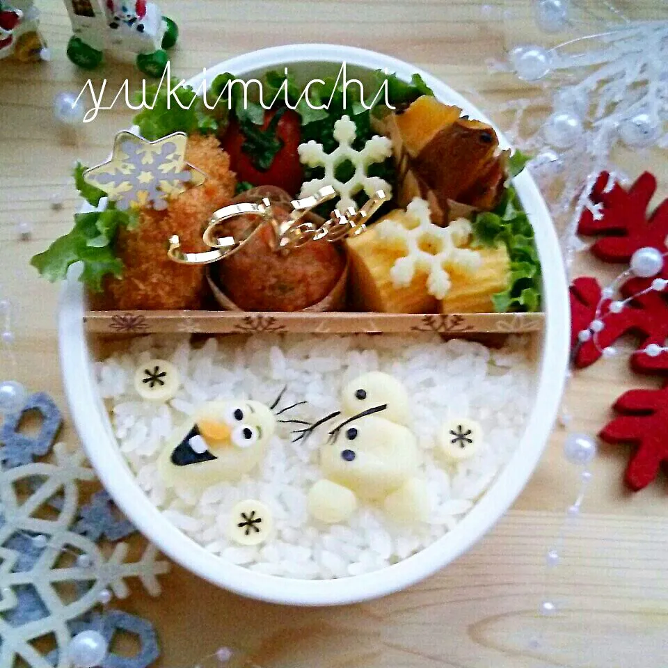 ☆あたまコロコロオラフのお弁当☆|Michiyo Kasadaさん