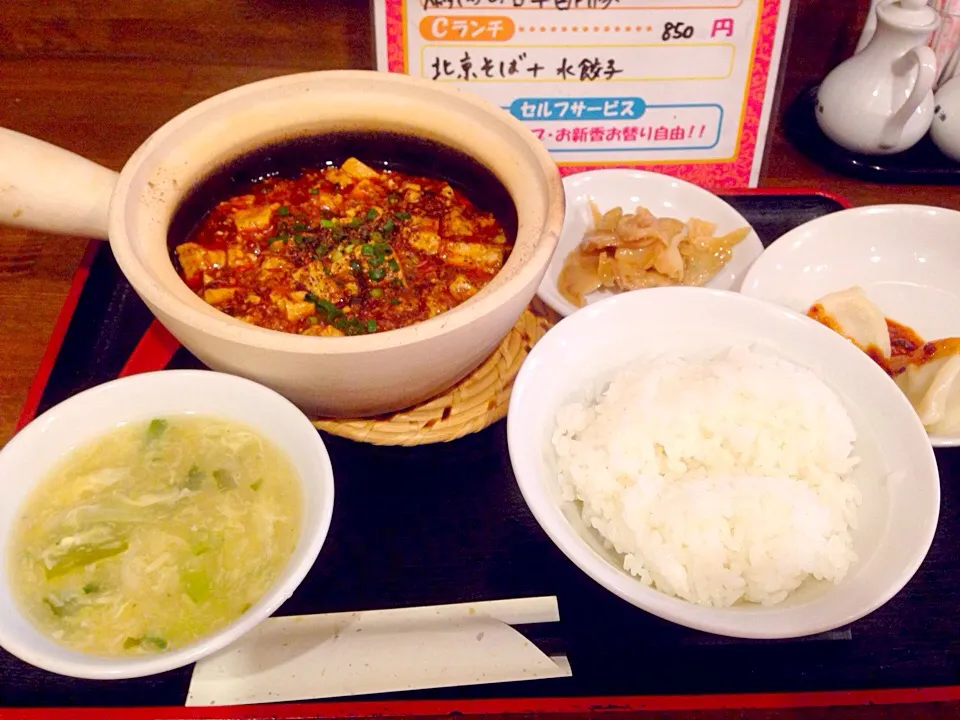 土鍋麻婆豆腐定食|Tarou  Masayukiさん