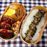 Snapdishの料理写真:ハンバーグ弁当|ネギさん