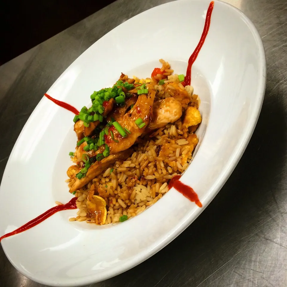 Fried rice with sweet chili chicken|anthony rodriguesさん