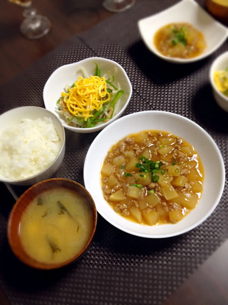 麻婆大根の晩ご飯|mikaさん