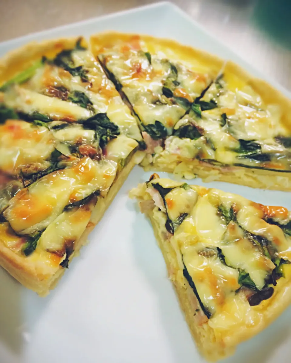 Spinach Quiche ver. failed|eさん