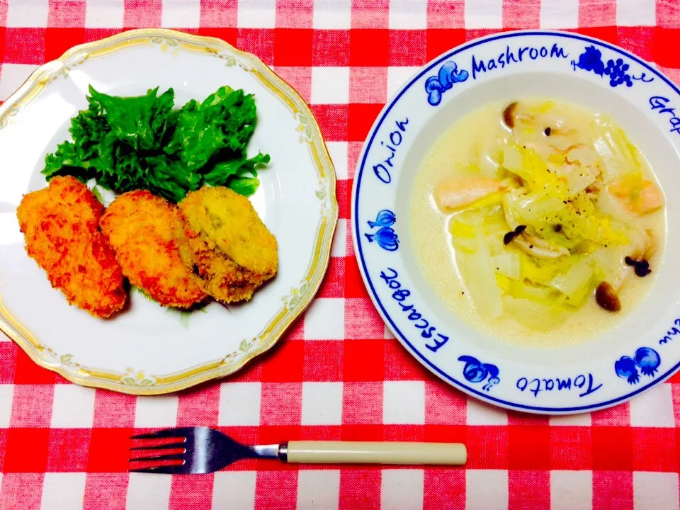 チキンと白菜のクリーム煮込み|みさまるさん