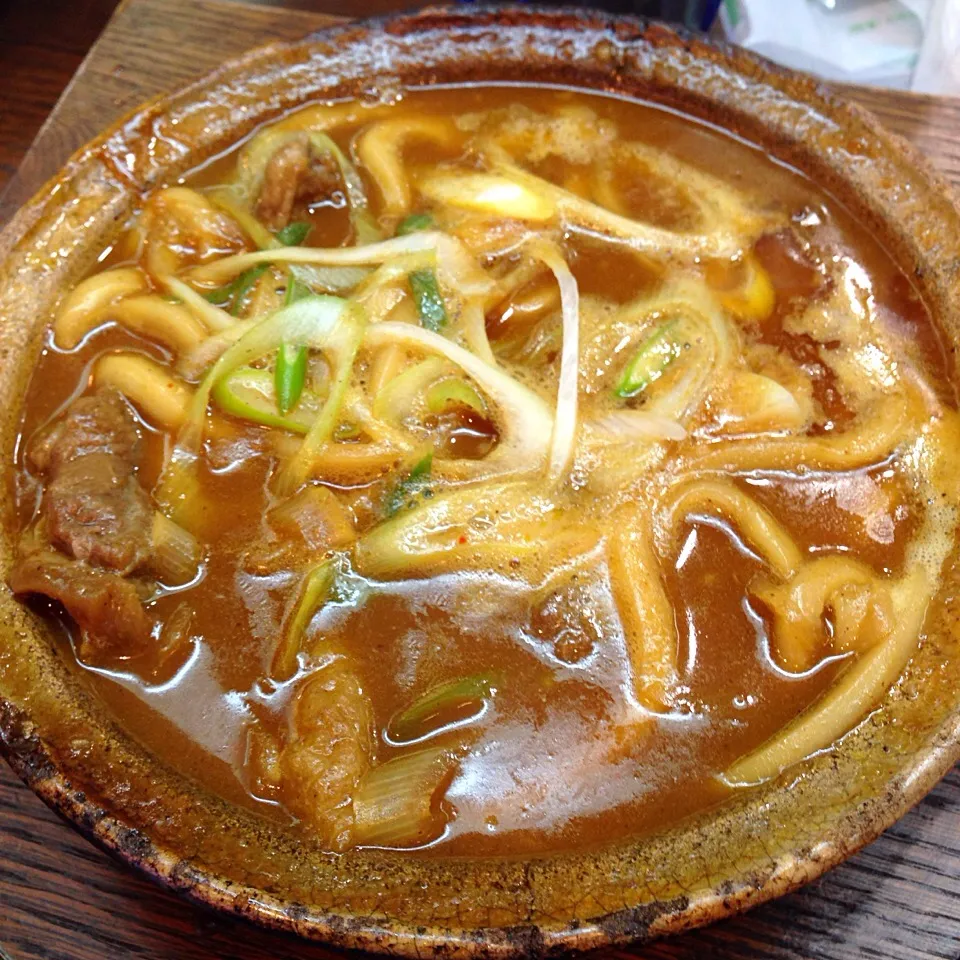 牛すじカレー煮込みうどん|chacoさん