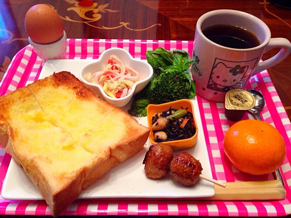 今日の朝ご飯(^^)|ちゃたままさん