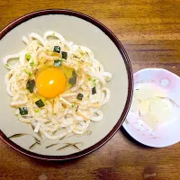 釜玉うどん|ゆりちゃんちゃんこさん