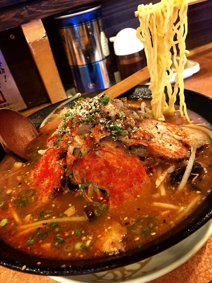 ✨激辛胡麻味噌ラーメン✨|中さんさん