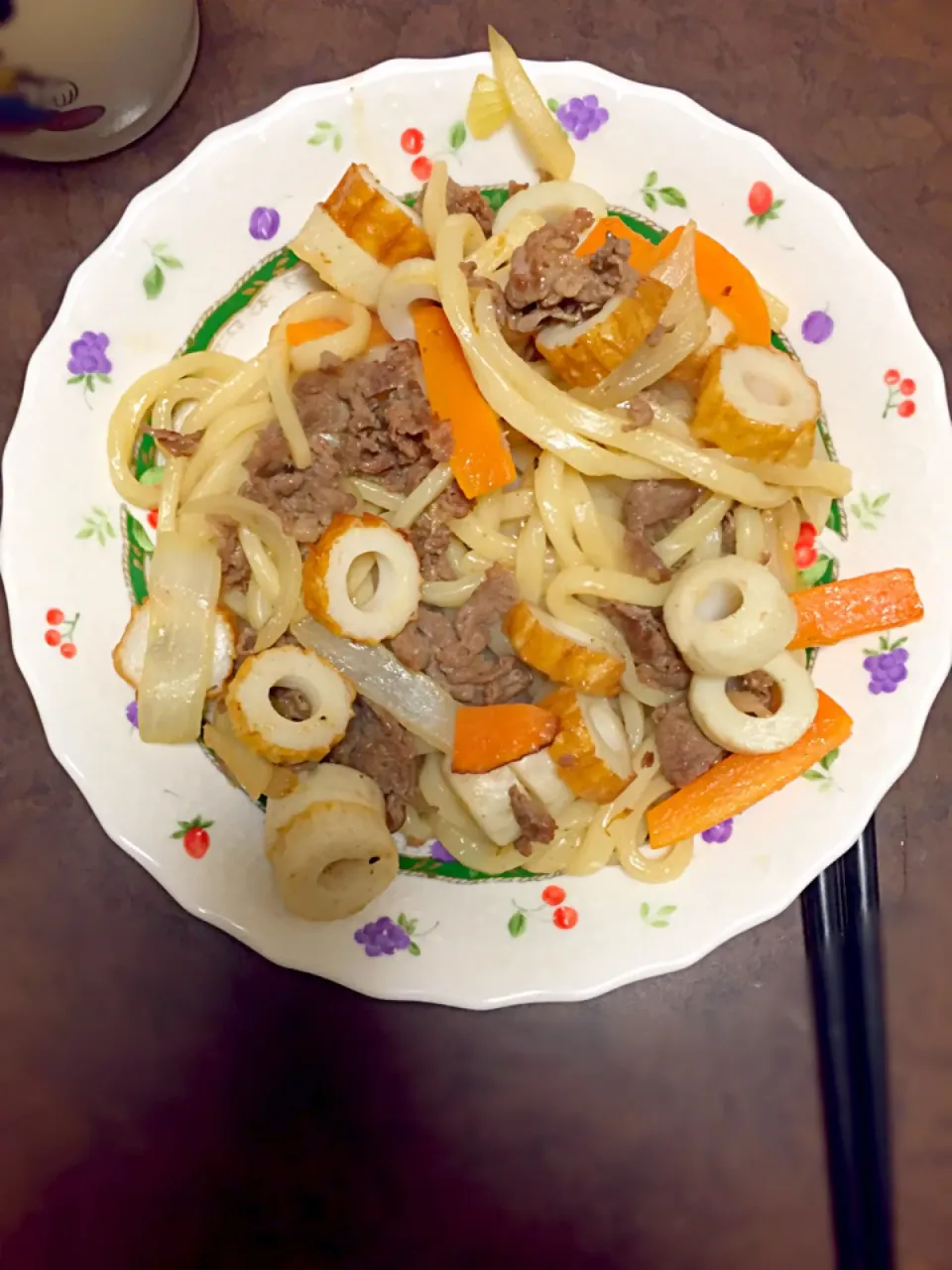 すき焼き風焼きうどん|さちくろちゃんさん