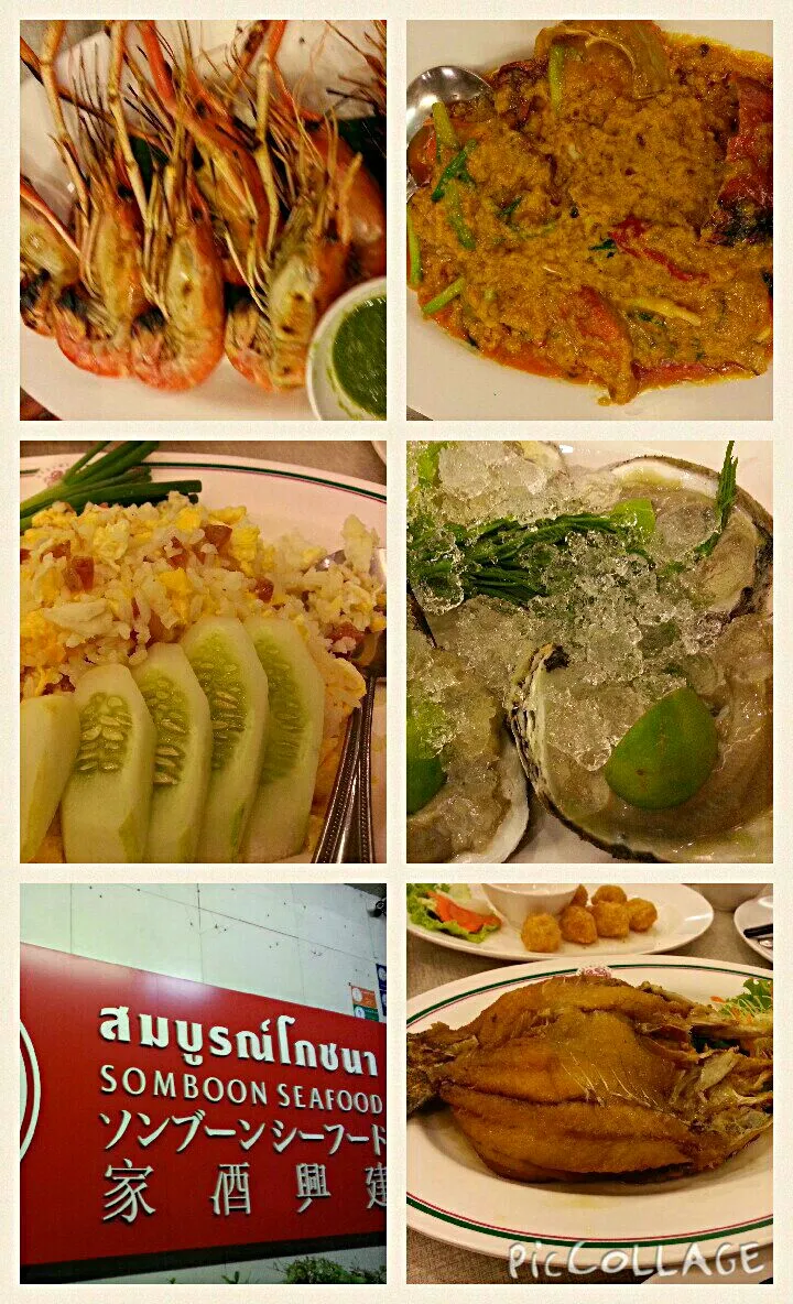 Thailand first night at SOMBOON SEA FOOD ♪|BUBUさん