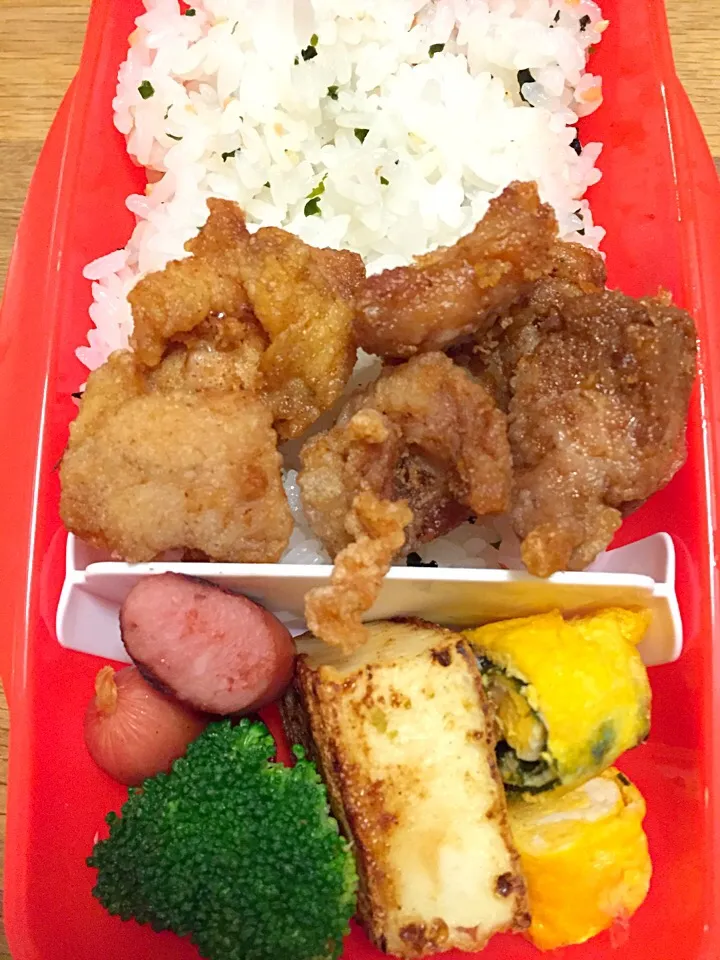 12/4 鶏の唐揚げ弁当|satomiさん