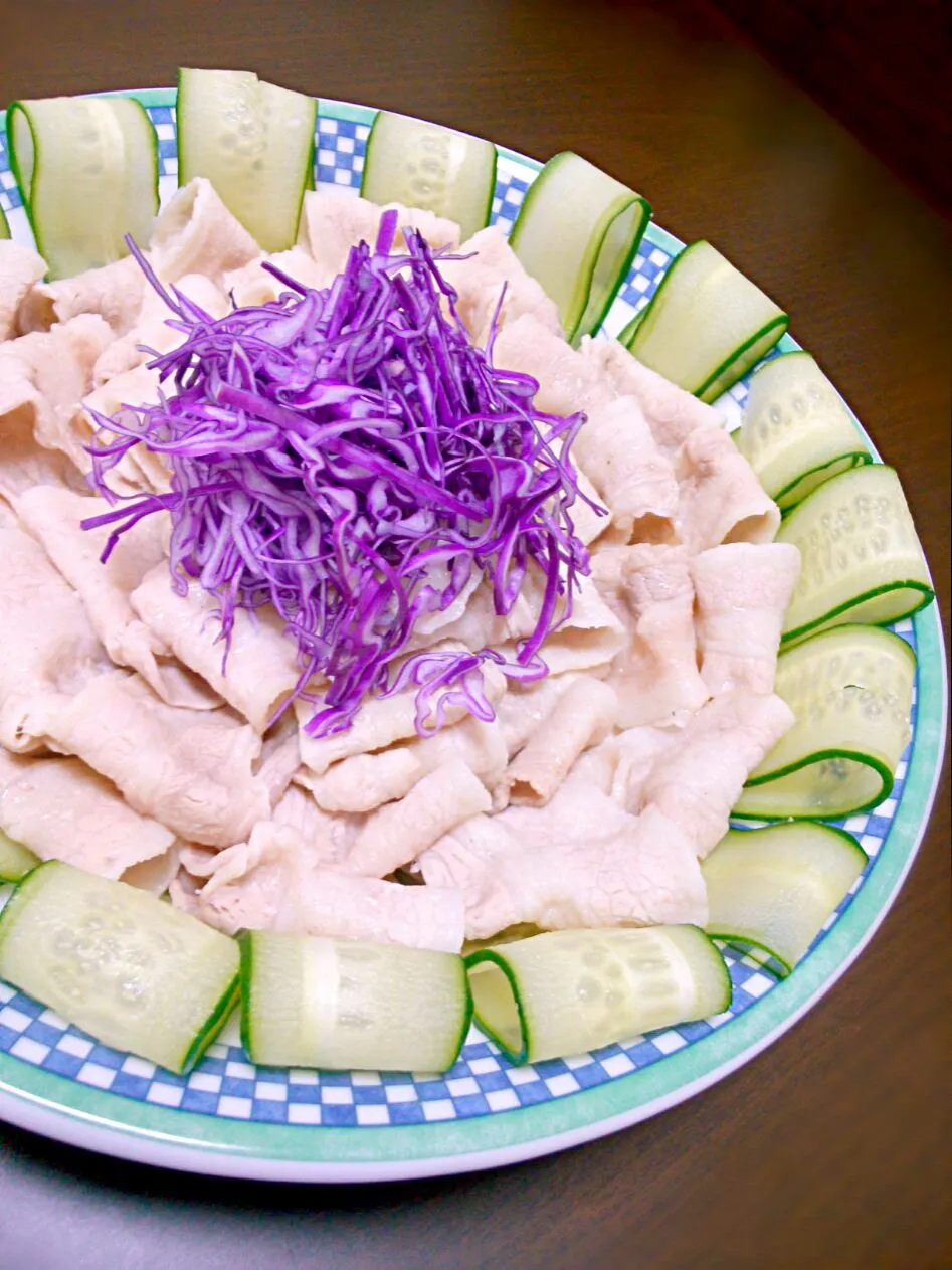 boiled pork with garlic sauce!!|和田 匠生さん