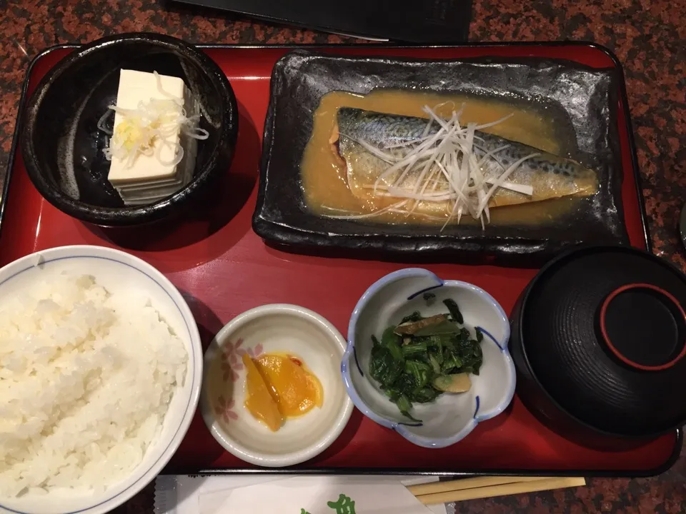 鯖味噌定食|アクちゃんさん