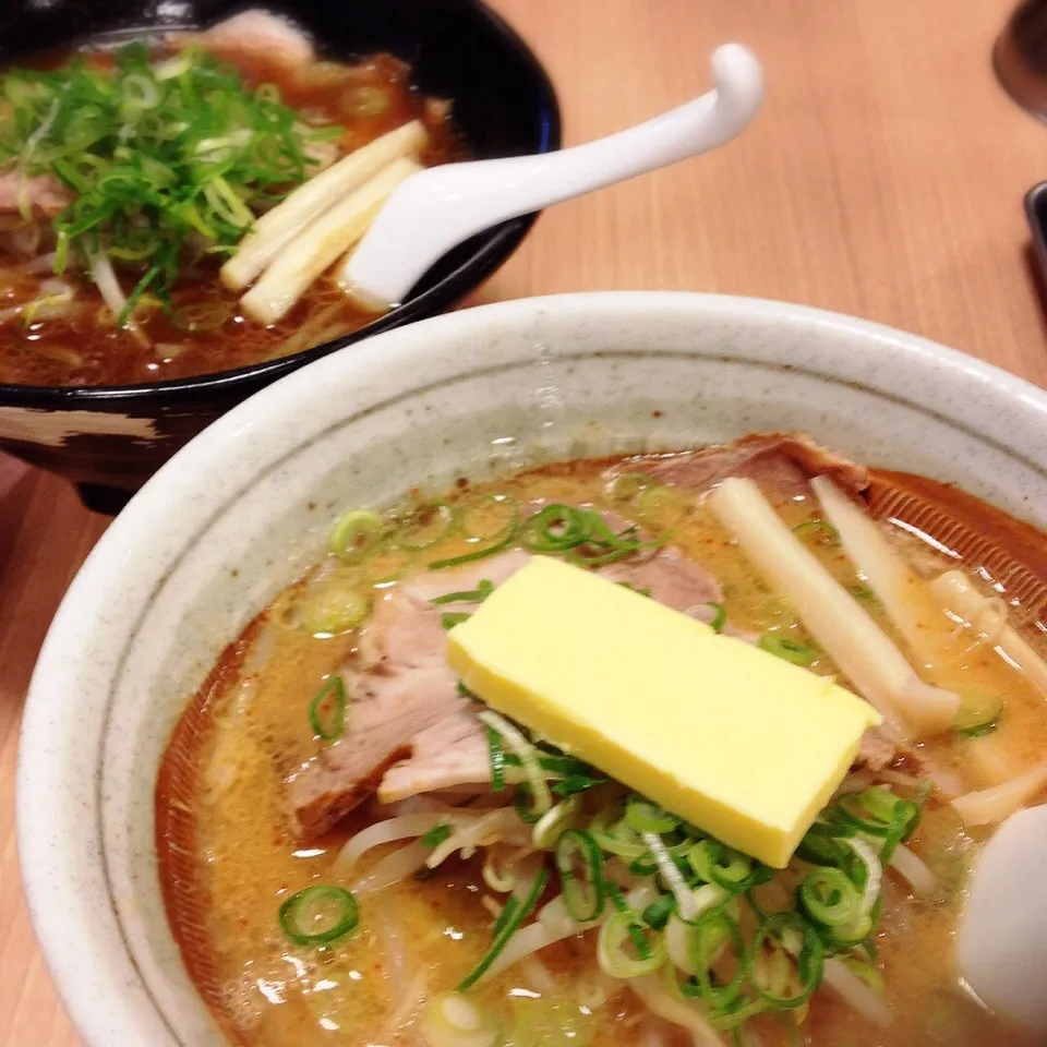 みそバターラーメンとしょうゆラーメン|美也子さん