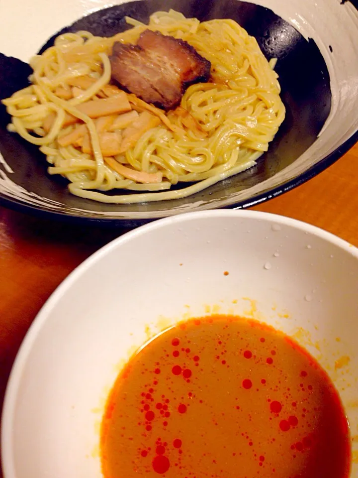 セブンの冷凍つけ麺！|中華蕎麦 銀時さん