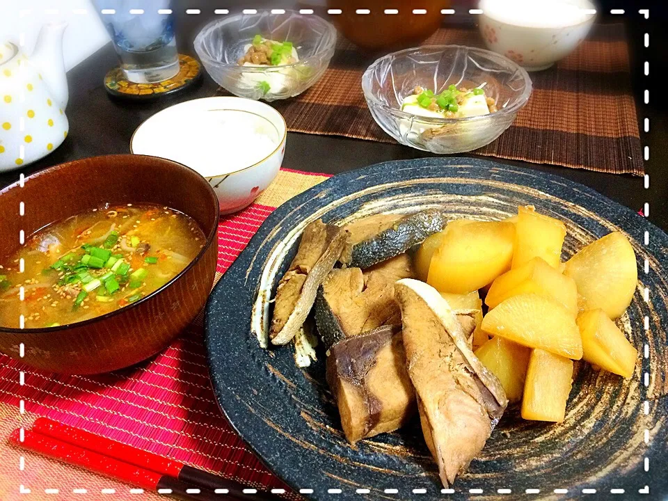 Snapdishの料理写真:ぶり大根♡豚バラともやしのスタミナスープ|GourmandsCuisineさん