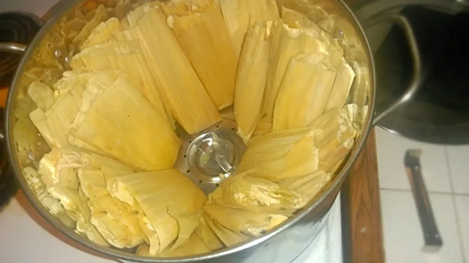 Green/red Chicken tamales.. First timer!|Carol Johnsonさん