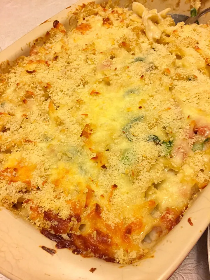 Ham and egg noodle casserole|NozomiSさん