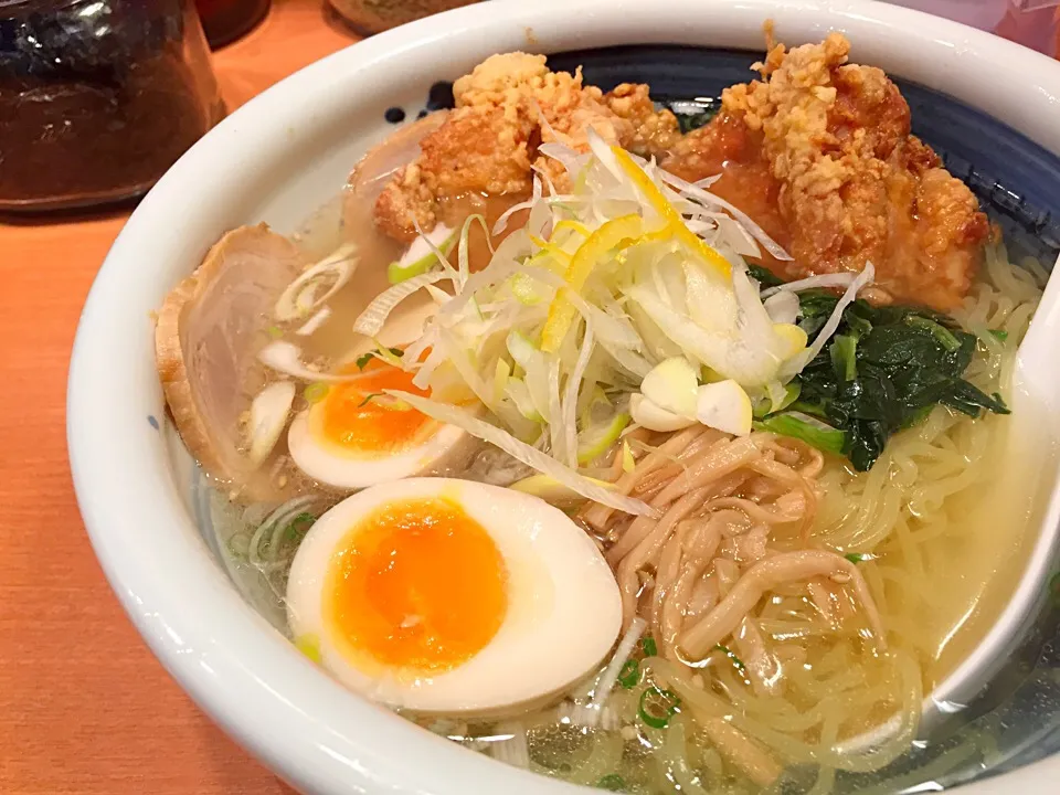 男盛り あっさり塩ラーメン 麺硬さ普通で|マハロ菊池さん