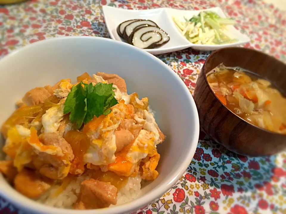 鶏胸肉で親子丼|Rukuさん