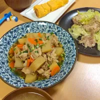 Snapdishの料理写真:大根と豚バラの煮物|みずきさん