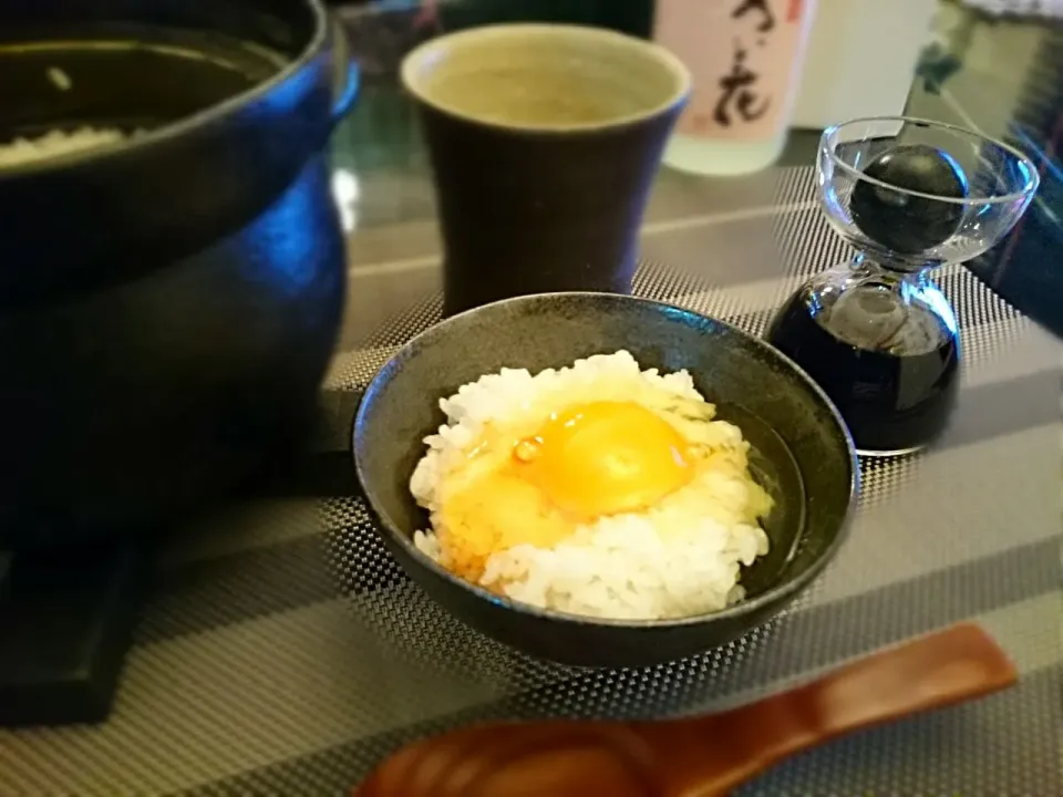 土鍋炊きたてご飯で、卵かけご飯❣|yokoさん