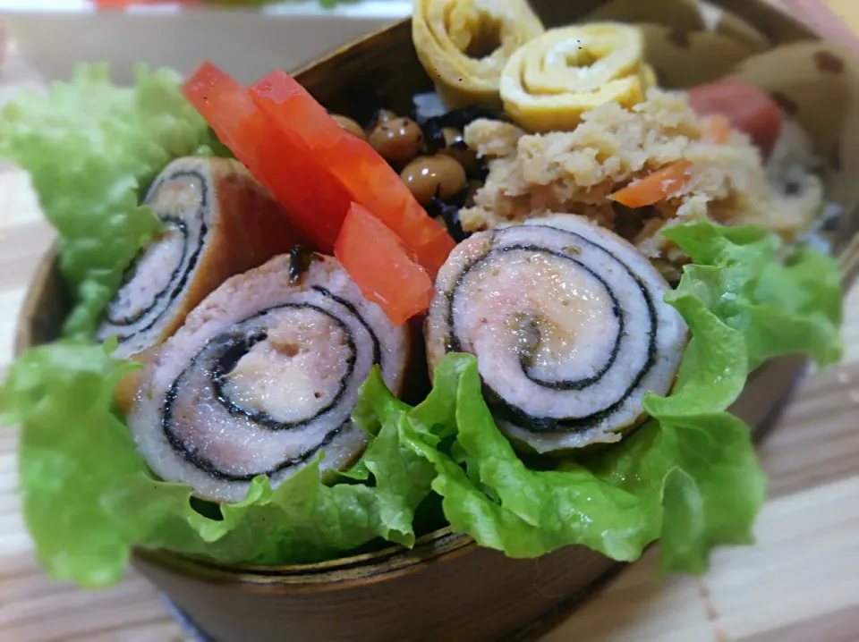 TODAY'S  BENTO  巻、巻  肉巻き〜|kimikimi󾬍さん