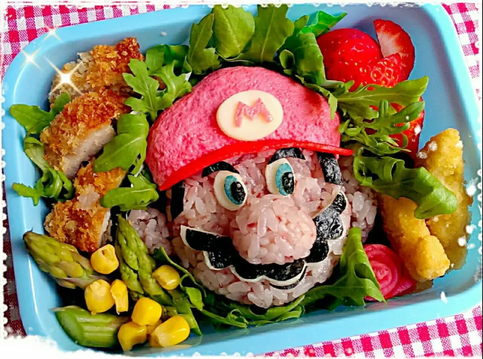 🎮Mario Lunch🎮 マリオでお弁当！|The Reinhartsさん