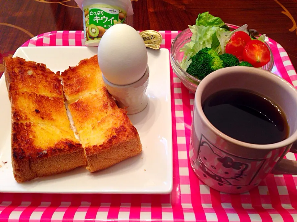 Snapdishの料理写真:今日の朝ご飯(^^)|ちゃたままさん