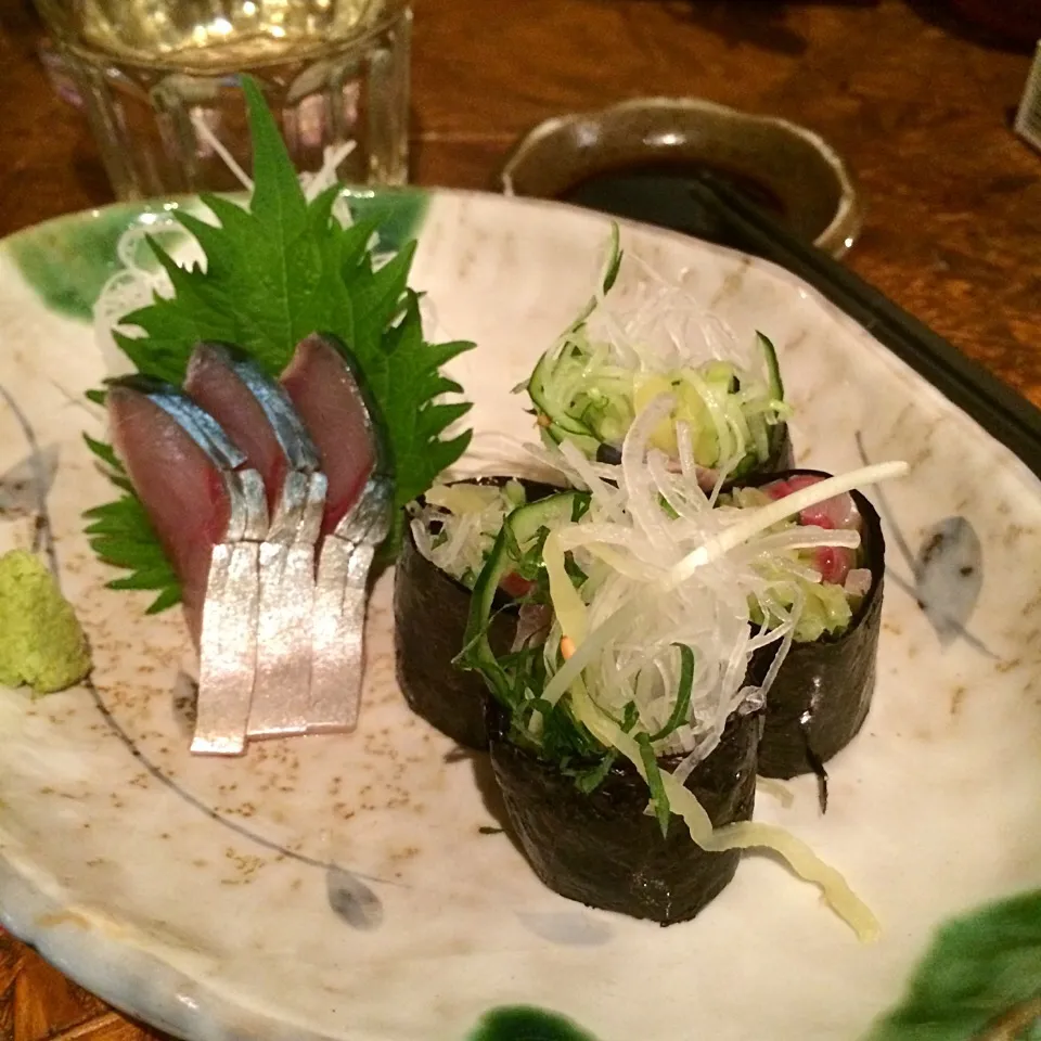 しめ鯖＆海苔巻き|マユマユさん