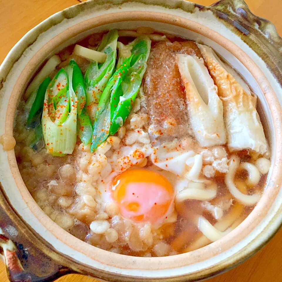 鍋焼きうどん|カウンター嬢さん