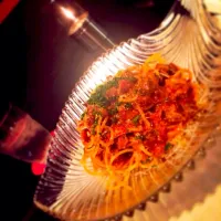 Snapdishの料理写真:黒毛和牛のパスタ|maiさん