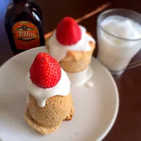 ティフィンラテ♡紅茶のシフォンキャンドルケーキ