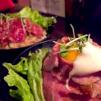 神戸で食べたローストビーフ丼